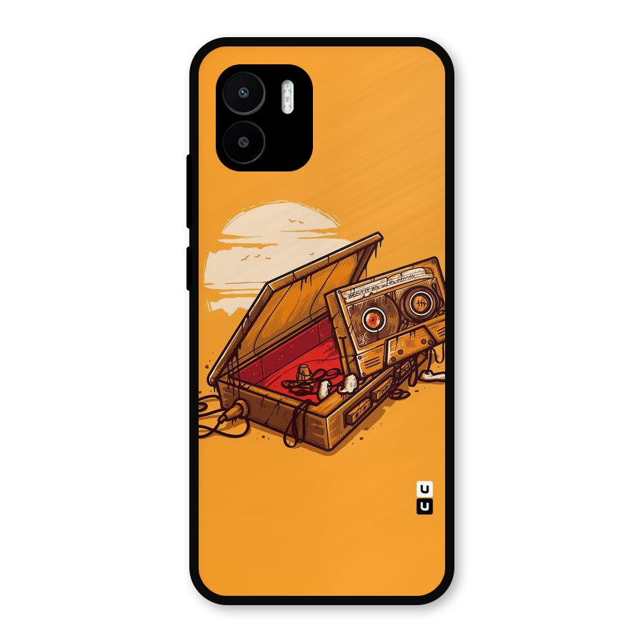 Casette Box Metal Back Case for Redmi A2