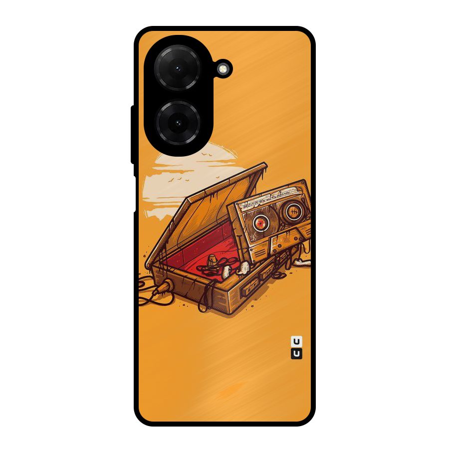 Casette Box Metal Back Case for Redmi A5 4G