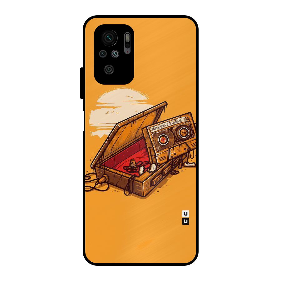 Casette Box Metal Back Case for Redmi Note 10S
