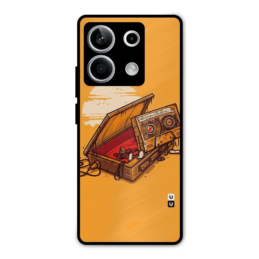 Casette Box Metal Back Case for Redmi Note 13 5G