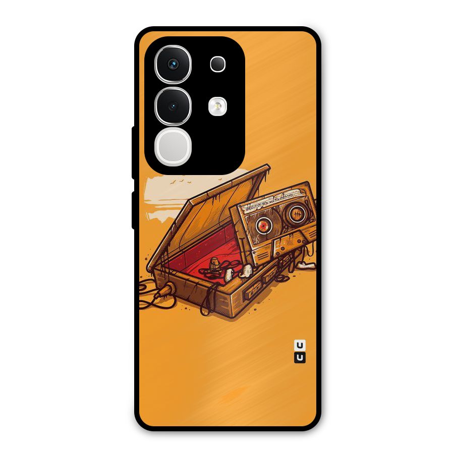 Casette Box Metal Back Case for Vivo T4x