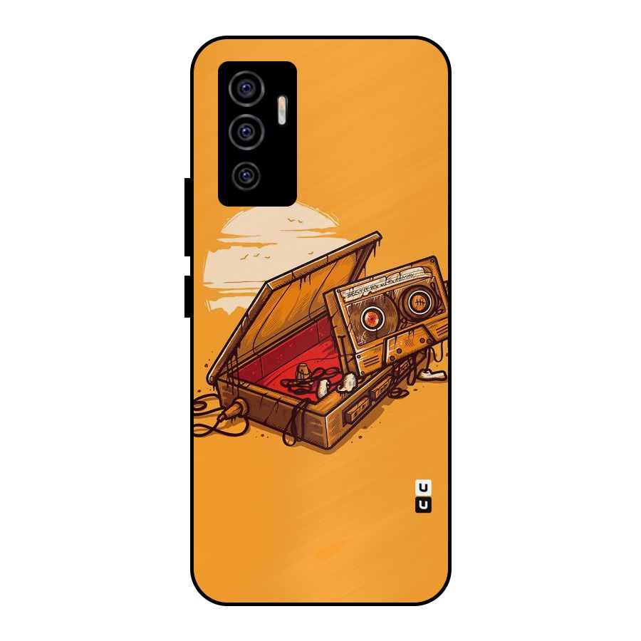 Casette Box Metal Back Case for Vivo V23e