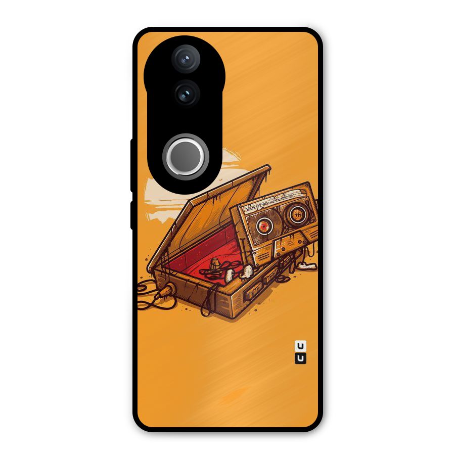 Casette Box Metal Back Case for Vivo V50