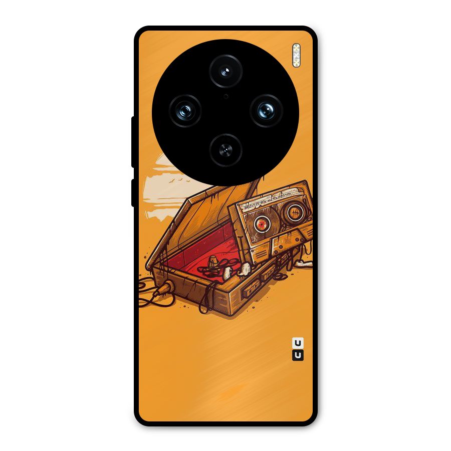 Casette Box Metal Back Case for Vivo X100 Pro