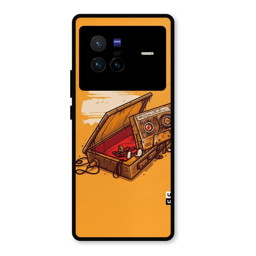 Casette Box Metal Back Case for Vivo X80