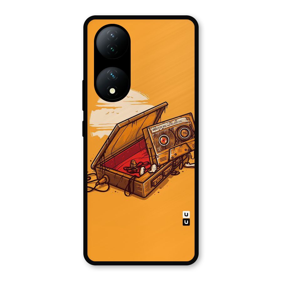 Casette Box Metal Back Case for Vivo Y100a