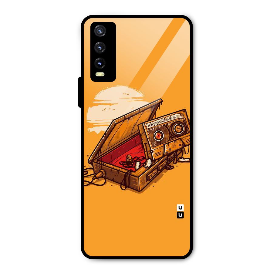 Casette Box Metal Back Case for Vivo Y20i