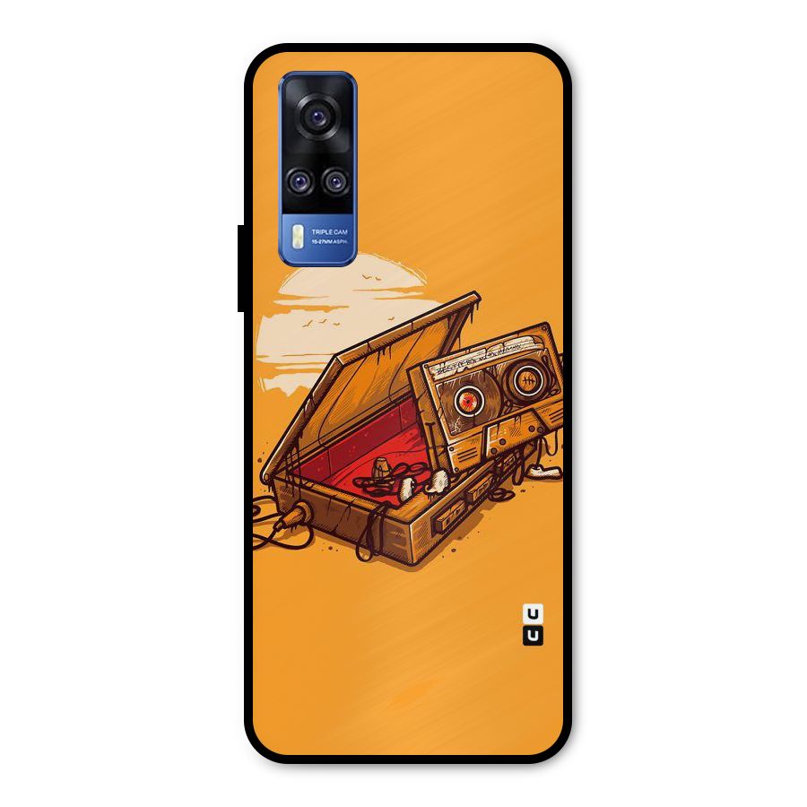 Casette Box Metal Back Case for Vivo Y51A