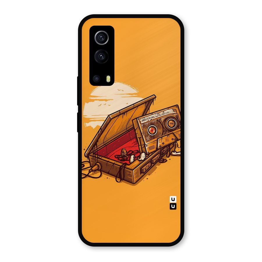 Casette Box Metal Back Case for iQOO Z3