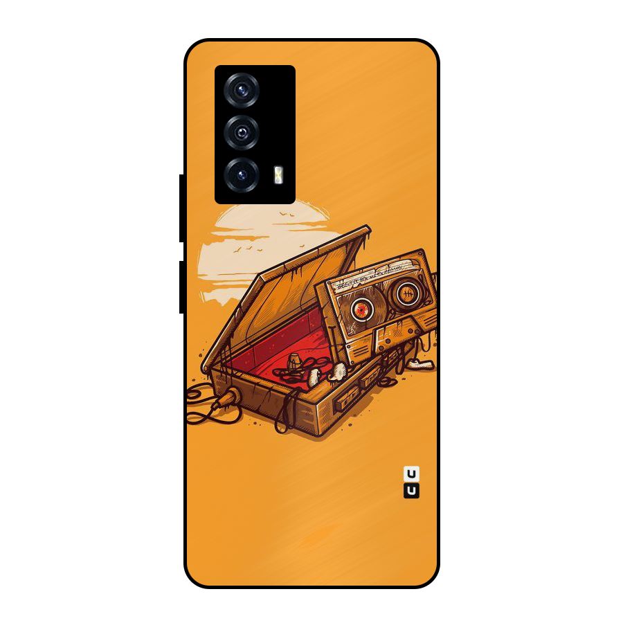 Casette Box Metal Back Case for iQOO Z5