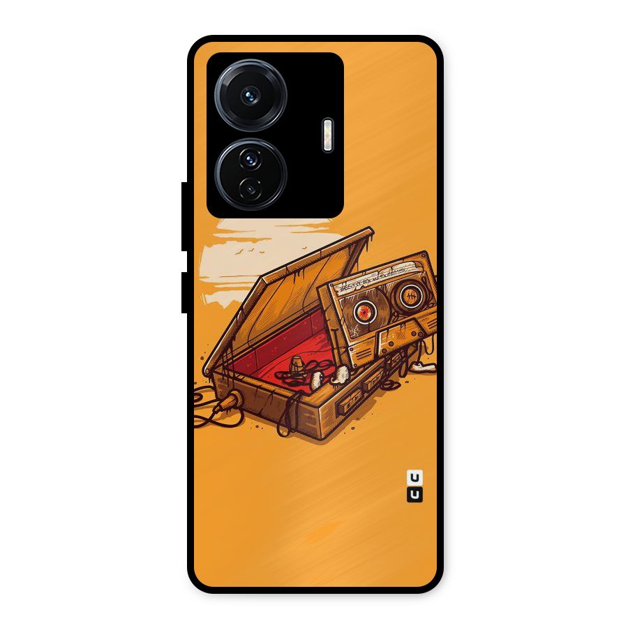 Casette Box Metal Back Case for iQOO Z6