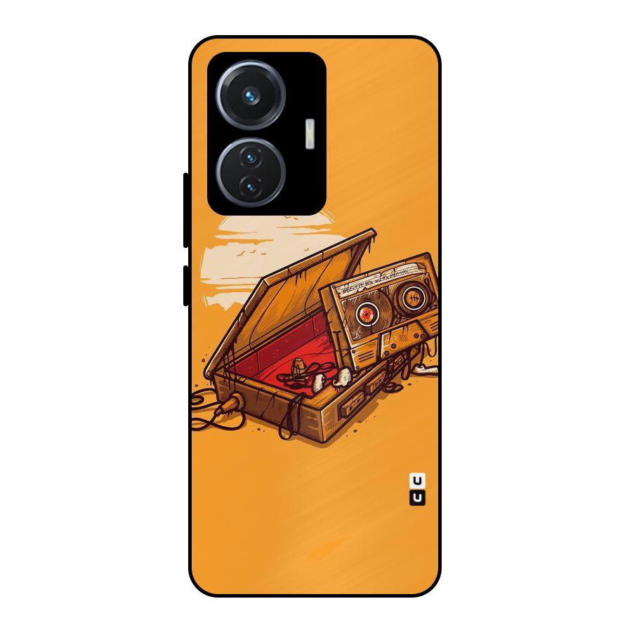 Casette Box Metal Back Case for iQOO Z6 44W