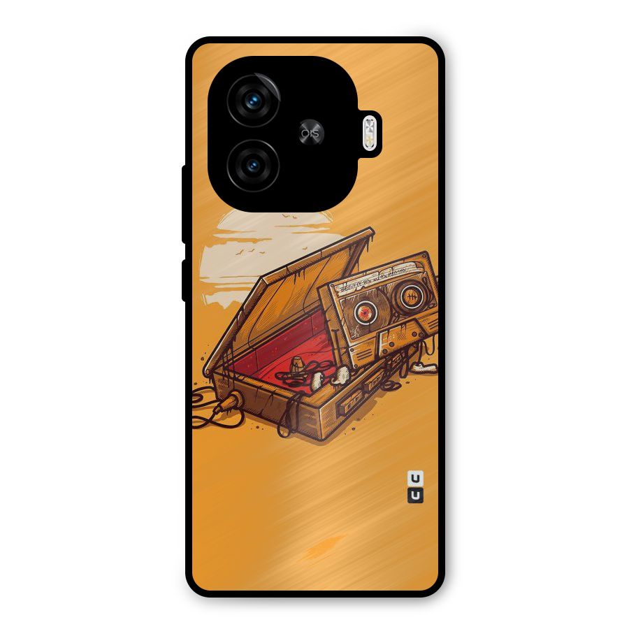 Casette Box Metal Back Case for iQOO Z9 Turbo