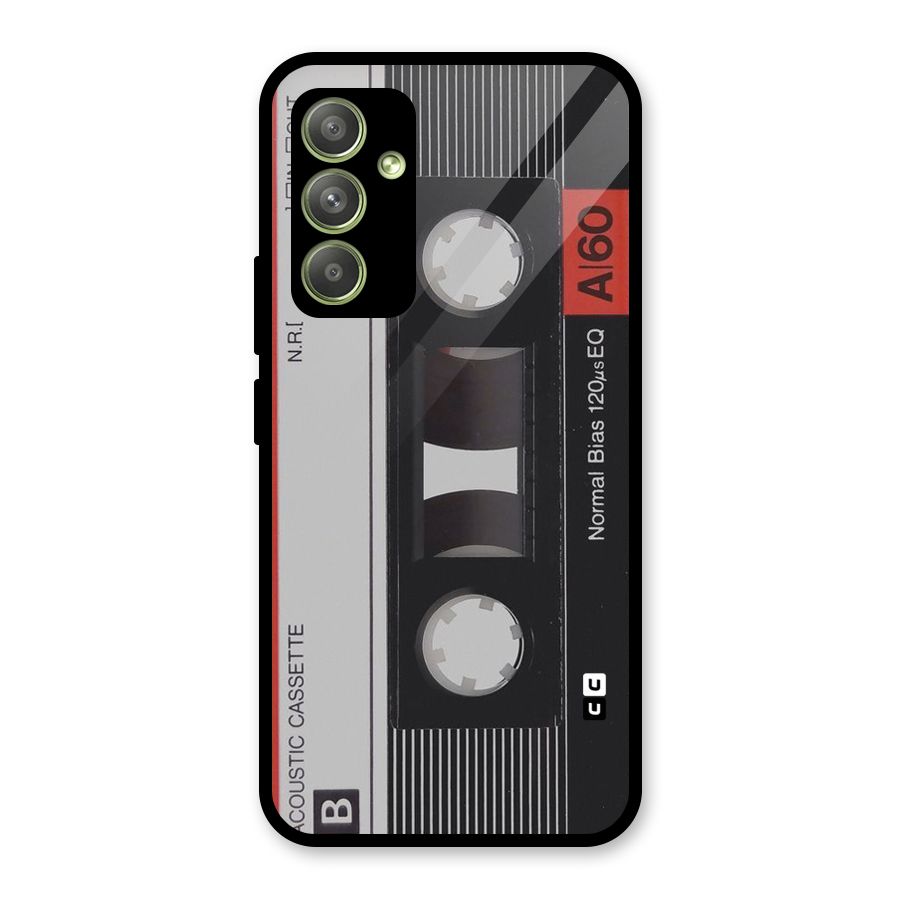 Casette Design Glass Back Case for Galaxy A54