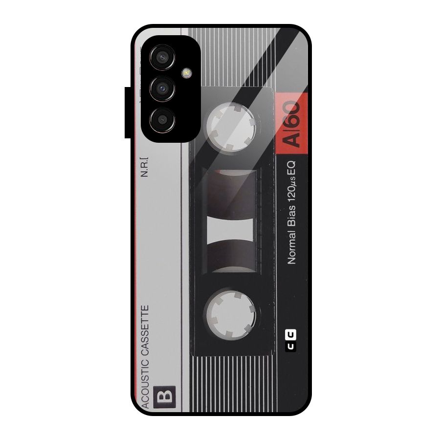 Casette Design Glass Back Case for Galaxy F13