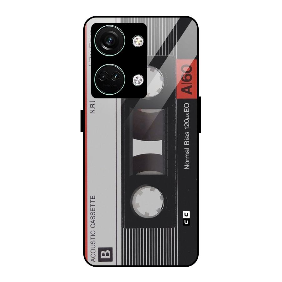 Casette Design Glass Back Case for Oneplus Nord 3