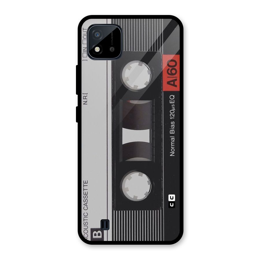 Casette Design Glass Back Case for Realme C11 2021