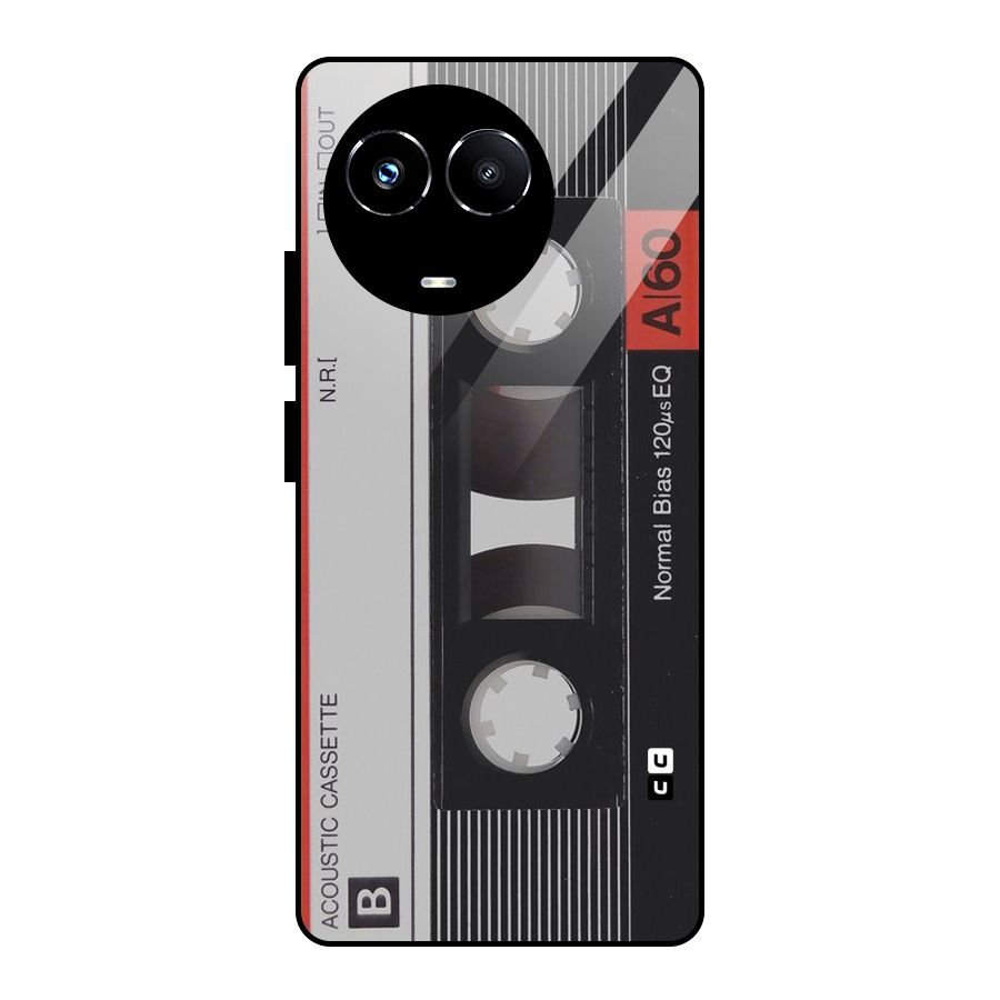 Casette Design Glass Back Case for Realme Narzo 60X