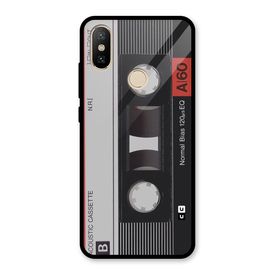 Casette Design Glass Back Case for Redmi A2