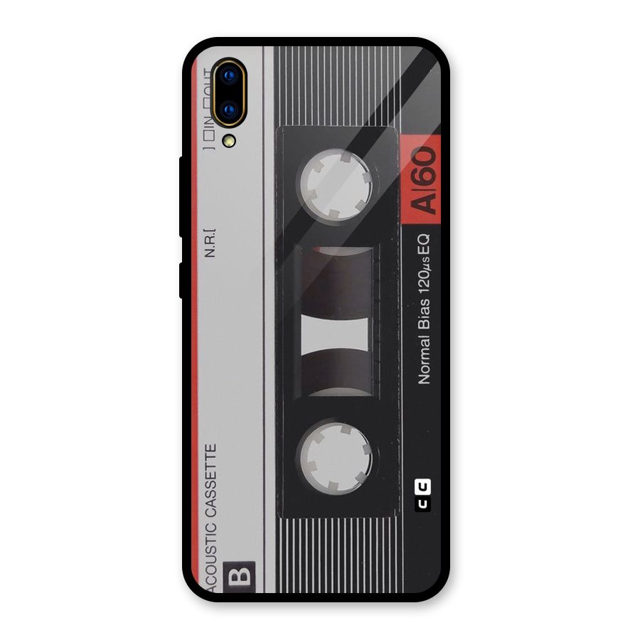 Casette Design Glass Back Case for Vivo V11 Pro