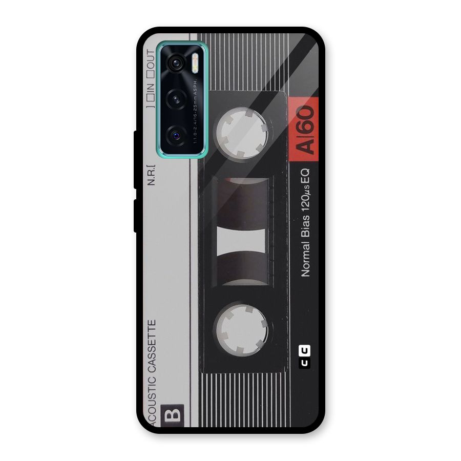 Casette Design Glass Back Case for Vivo V20 SE