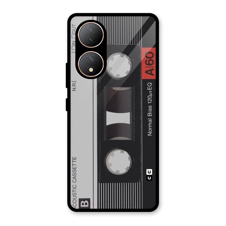 Casette Design Glass Back Case for Vivo Y100A