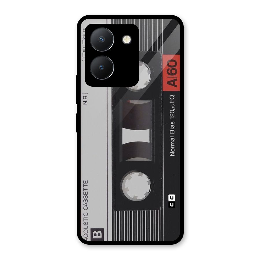 Casette Design Glass Back Case for Vivo Y36