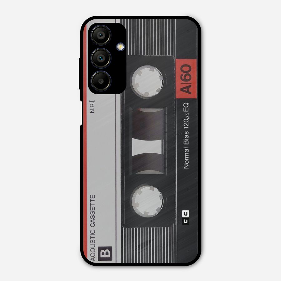 Casette Design Metal Back Case for Galaxy A15 5G