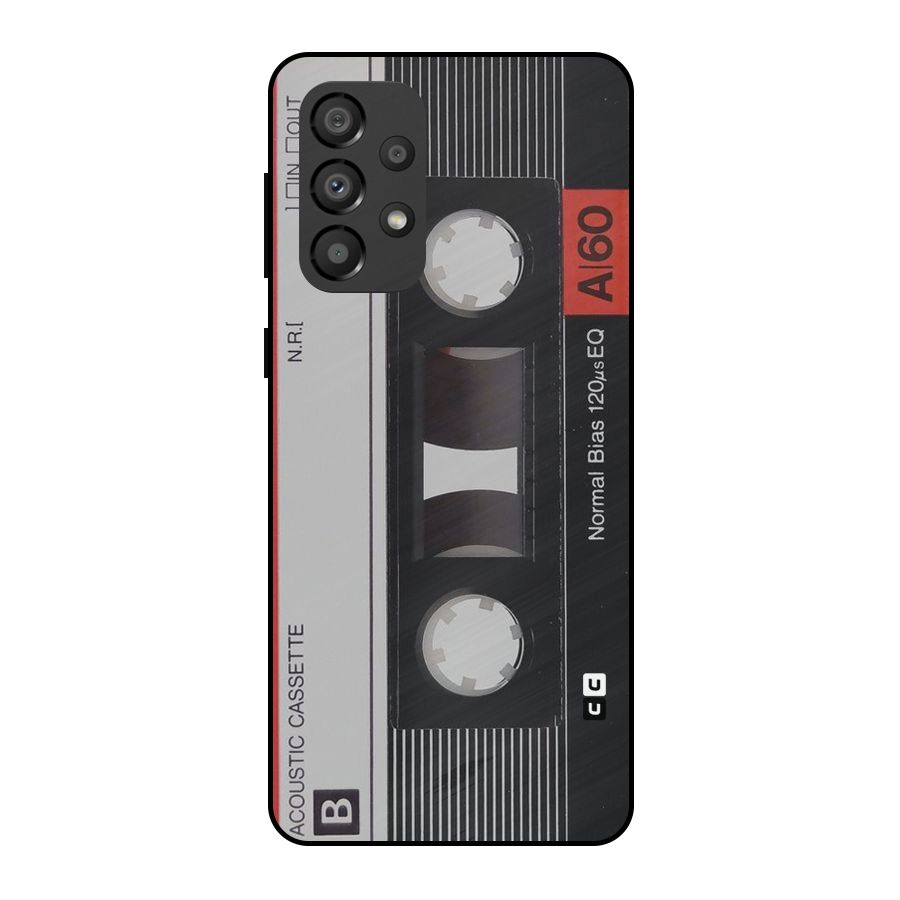 Casette Design Metal Back Case for Galaxy A33 5G