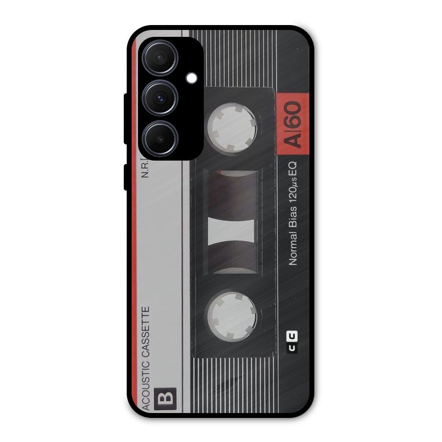 Casette Design Metal Back Case for Galaxy A35
