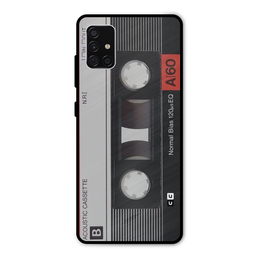 Casette Design Metal Back Case for Galaxy A51