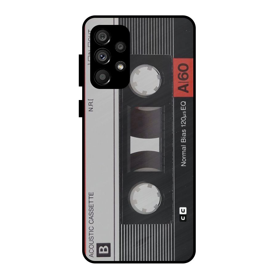 Casette Design Metal Back Case for Galaxy A73 5G