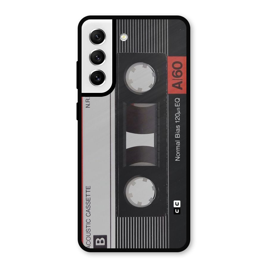 Casette Design Metal Back Case for Galaxy S21 FE 5G