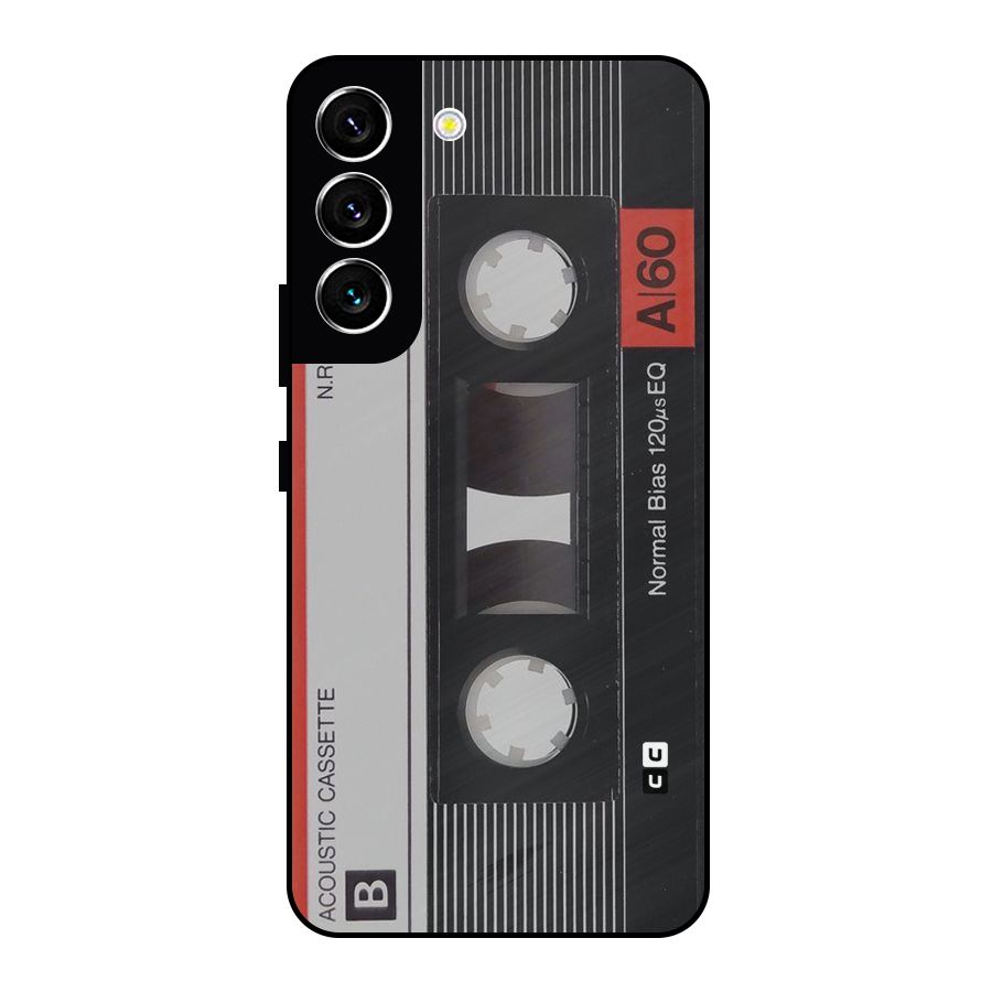 Casette Design Metal Back Case for Galaxy S22 5G