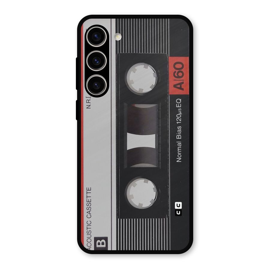 Casette Design Metal Back Case for Galaxy S23 Plus