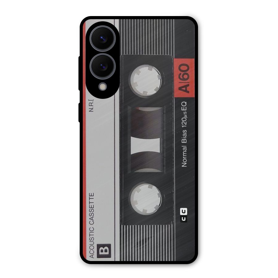 Casette Design Metal Back Case for Galaxy S25 Edge
