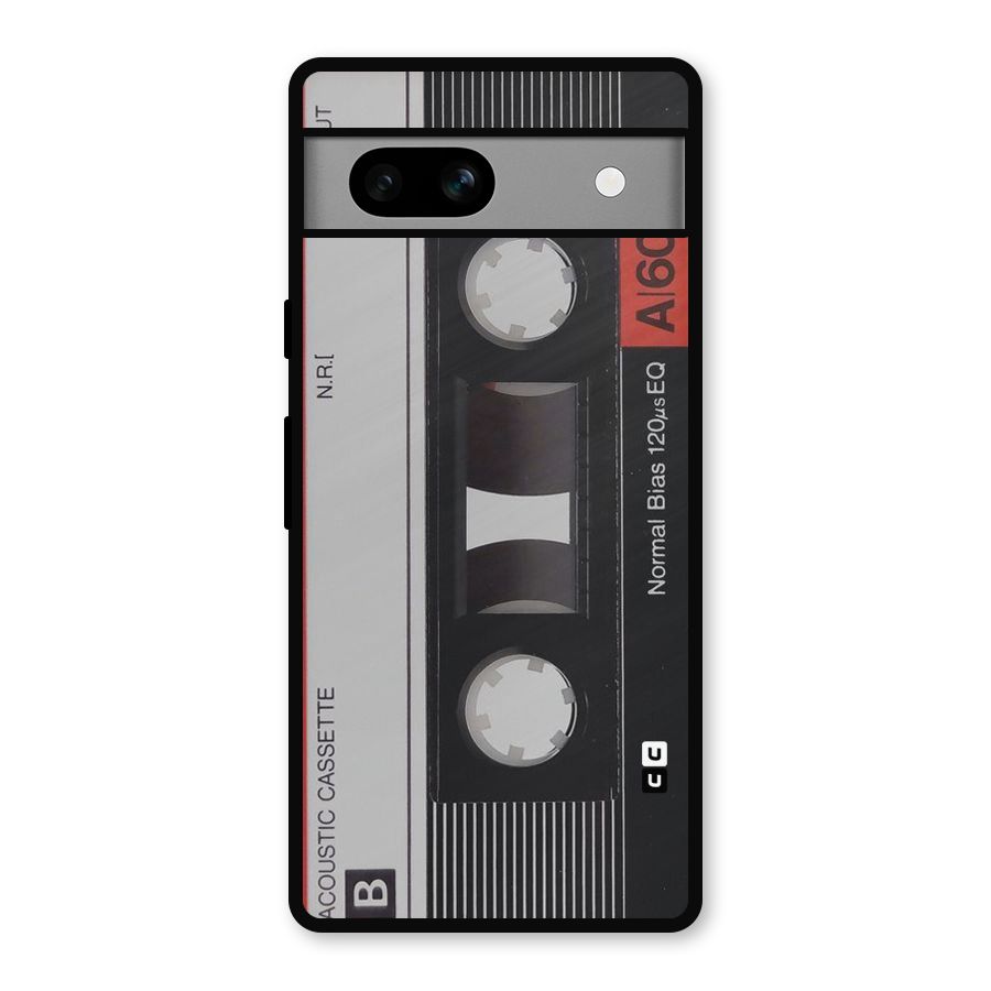 Casette Design Metal Back Case for Google Pixel 7a