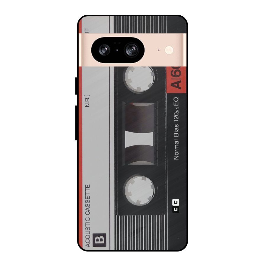 Casette Design Metal Back Case for Google Pixel 8