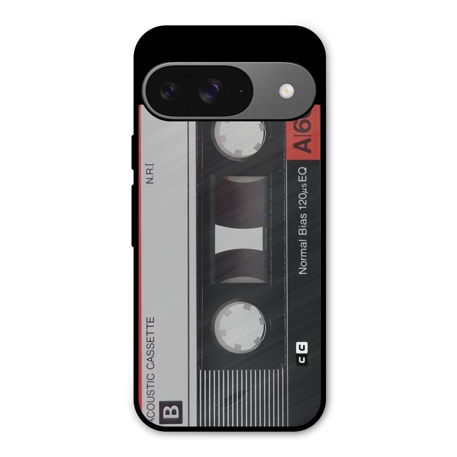 Casette Design Metal Back Case for Google Pixel 9