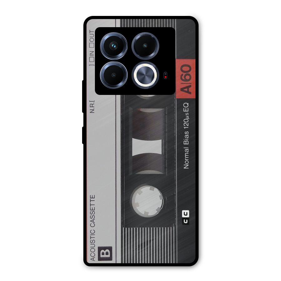 Casette Design Metal Back Case for Infinix Note 40 5G