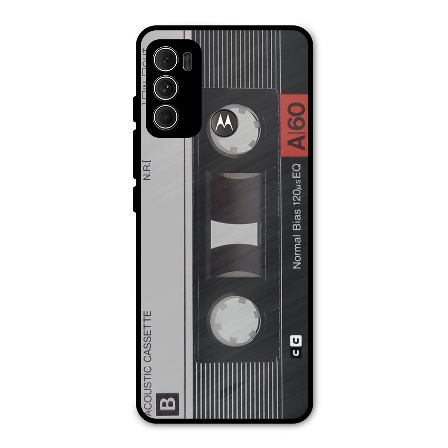 Casette Design Metal Back Case for Moto G60