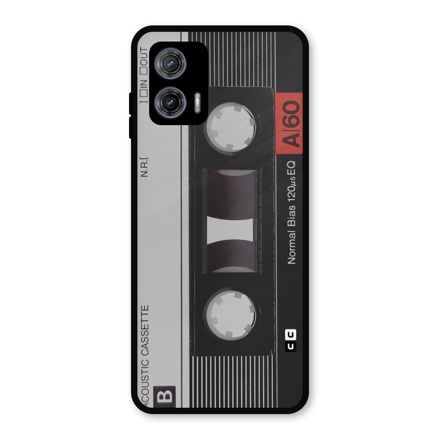 Casette Design Metal Back Case for Moto G73