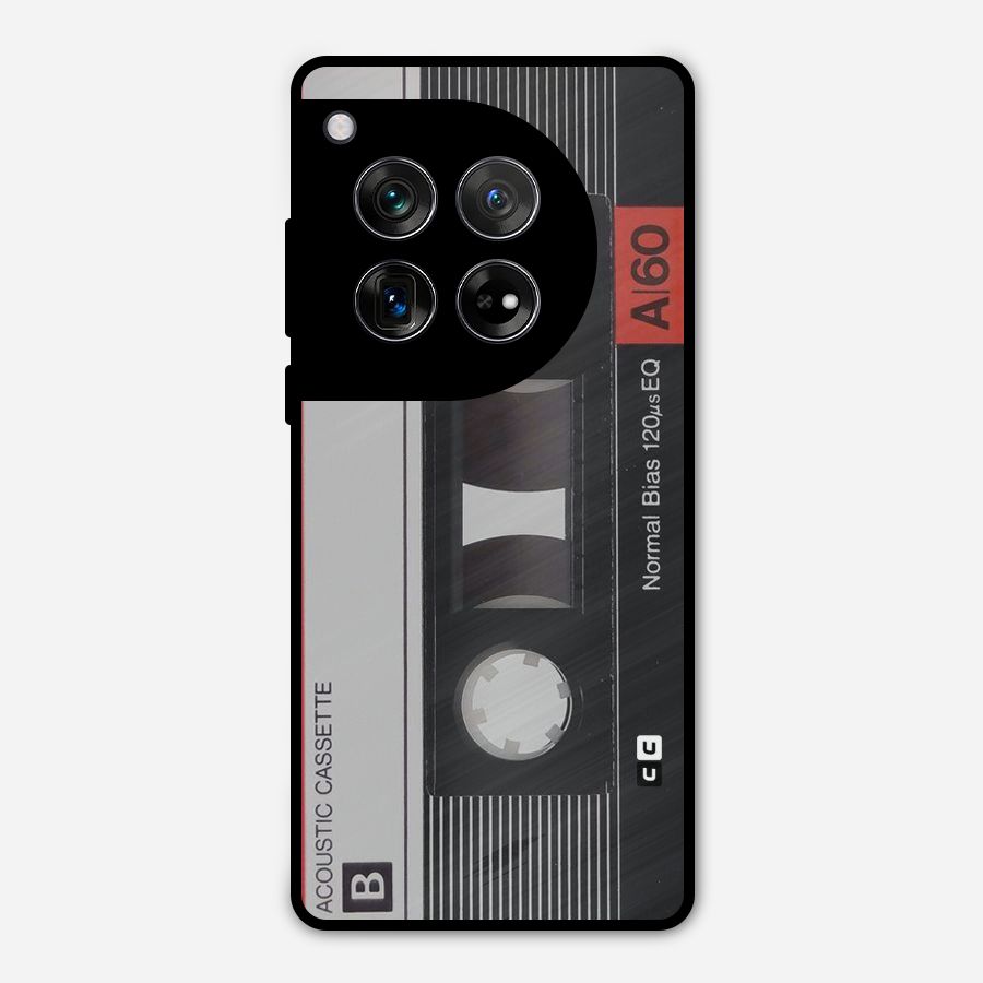 Casette Design Metal Back Case for OnePlus 12