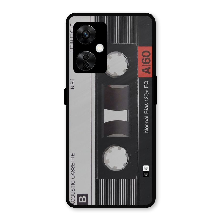Casette Design Metal Back Case for OnePlus Nord CE 3 Lite