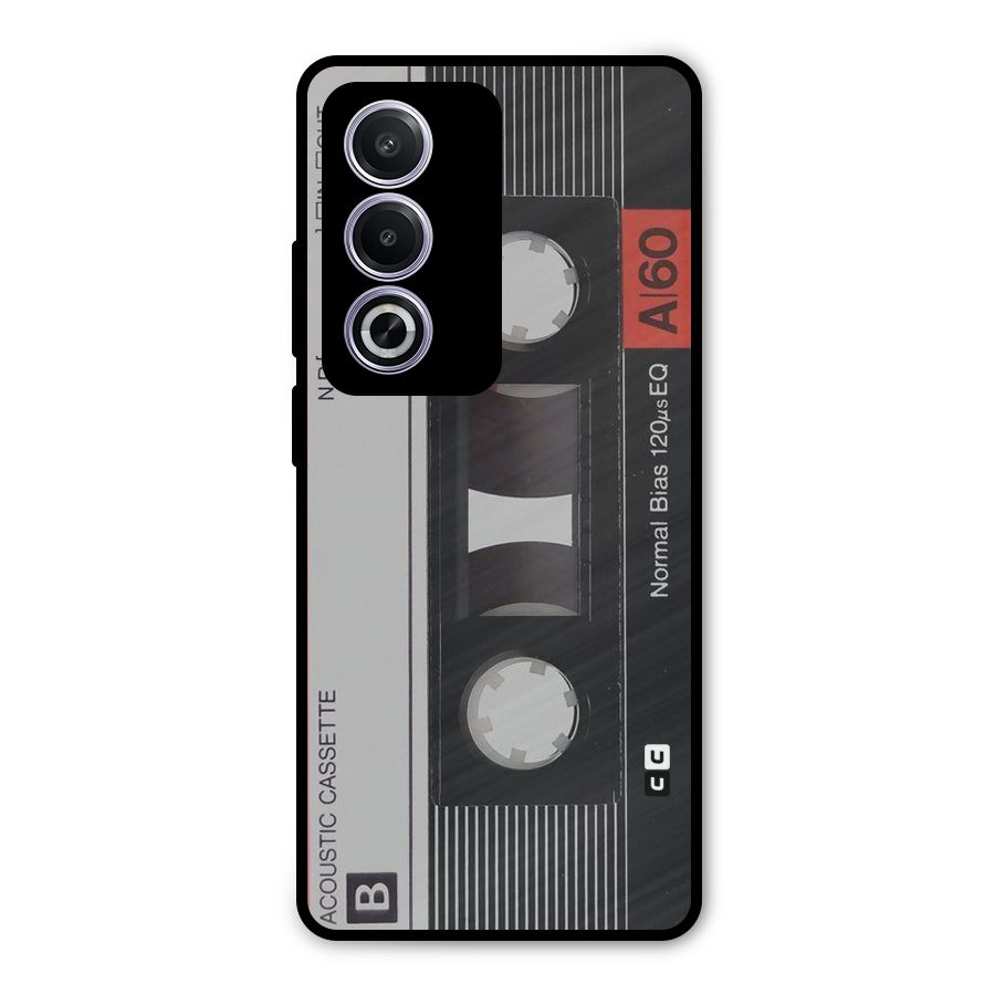 Casette Design Metal Back Case for Oppo A3 Pro