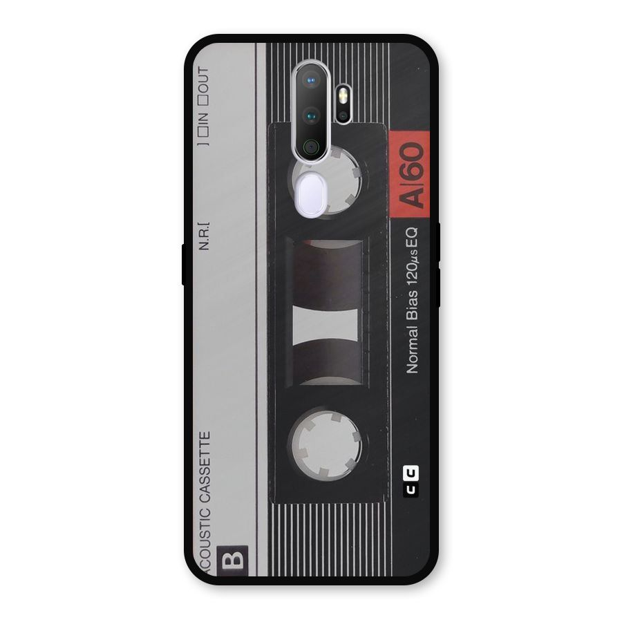 Casette Design Metal Back Case for Oppo A9 (2020)