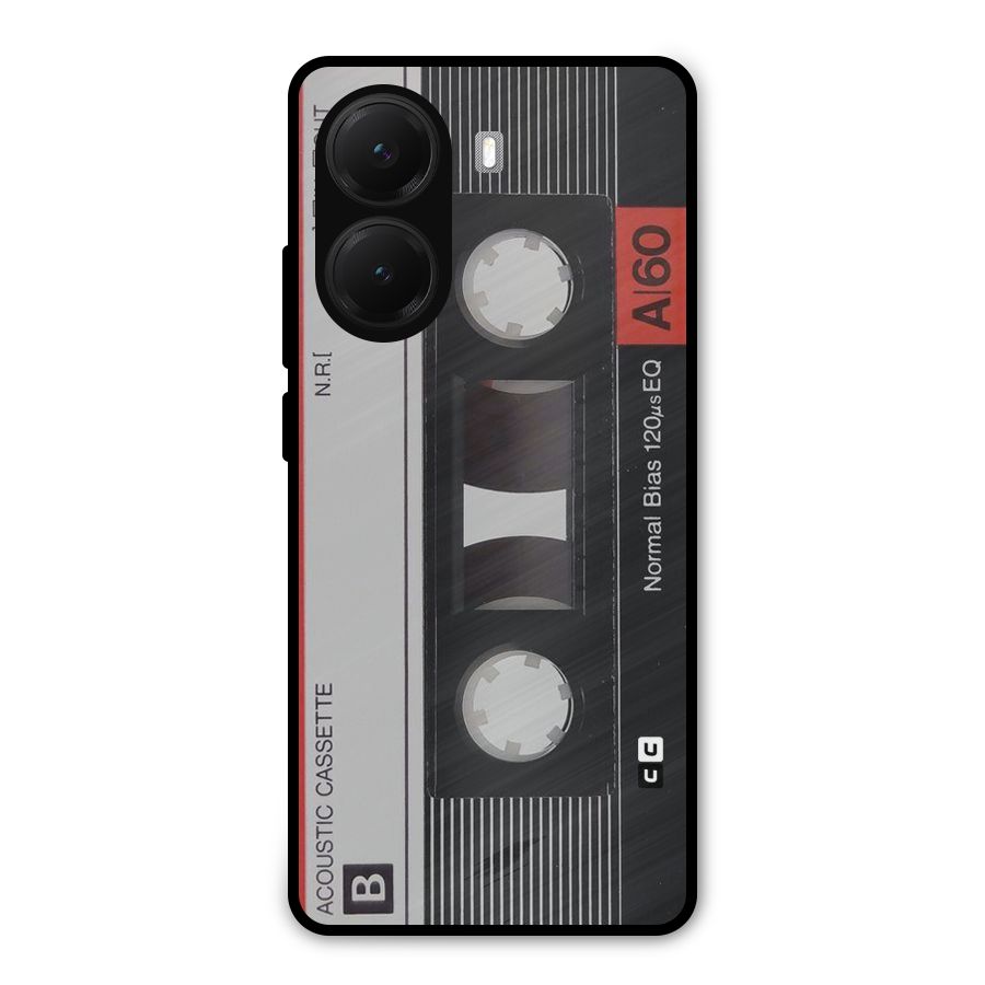 Casette Design Metal Back Case for Poco X7 Pro