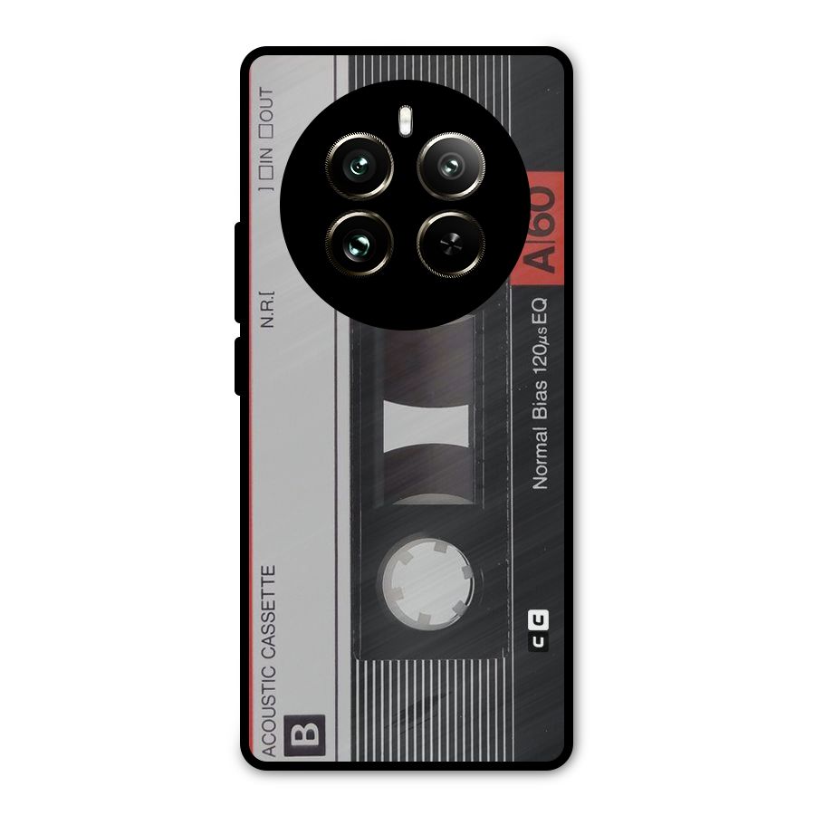 Casette Design Metal Back Case for Realme 12 Pro