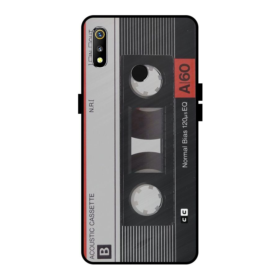 Casette Design Metal Back Case for Realme 3