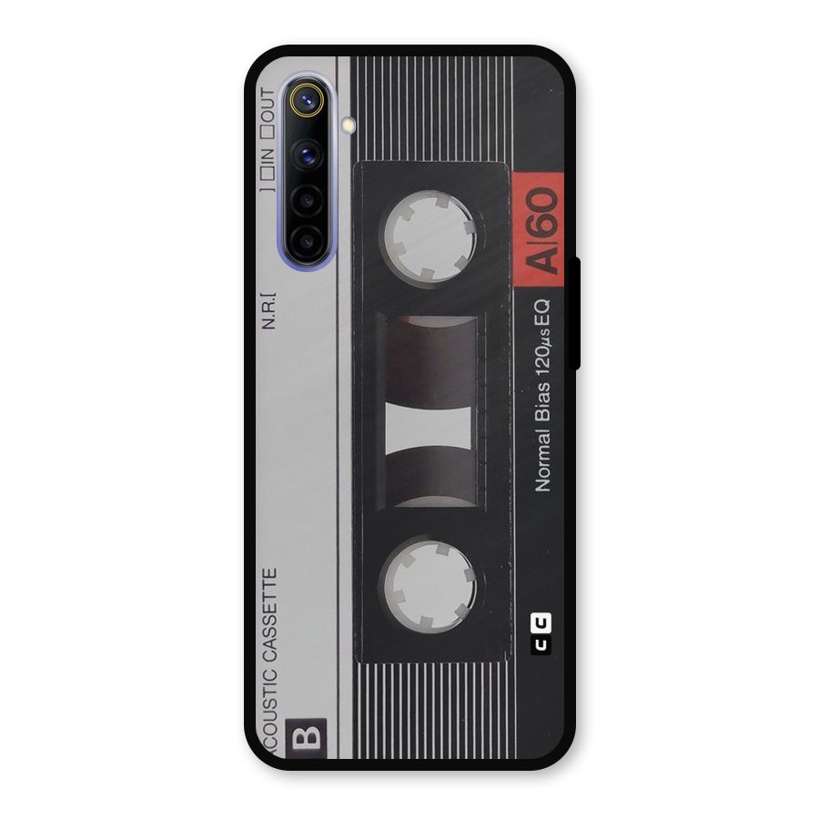 Casette Design Metal Back Case for Realme 6